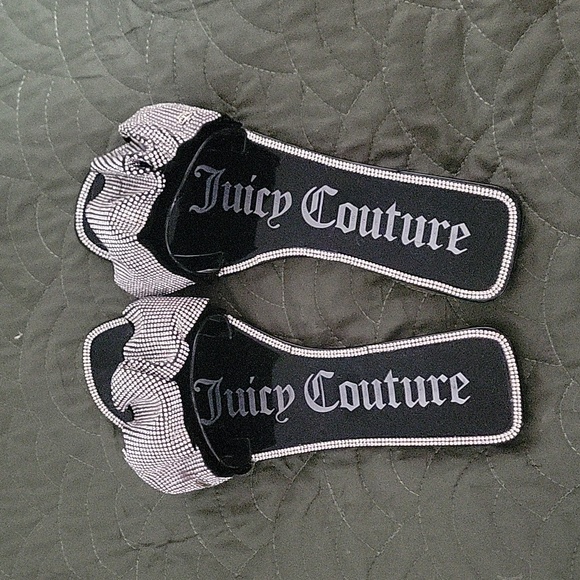 Juicy Couture Sparkly Slides - Picture 2 of 3